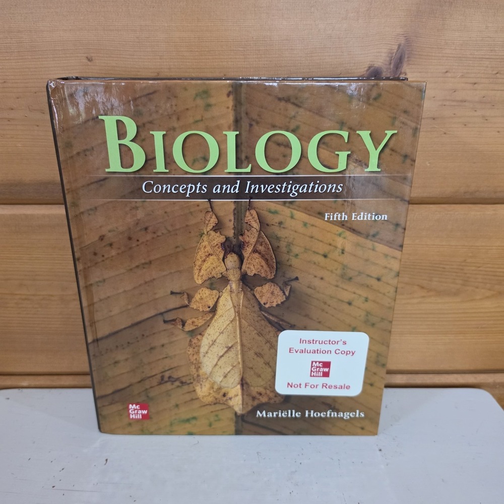 Biology: Concepts and Investigations 9781260259049 Instructor's Evaluation Copy